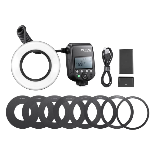 Вспышка для макросъемки Godox MF-R76 кольцевая (УЦЕНКА)