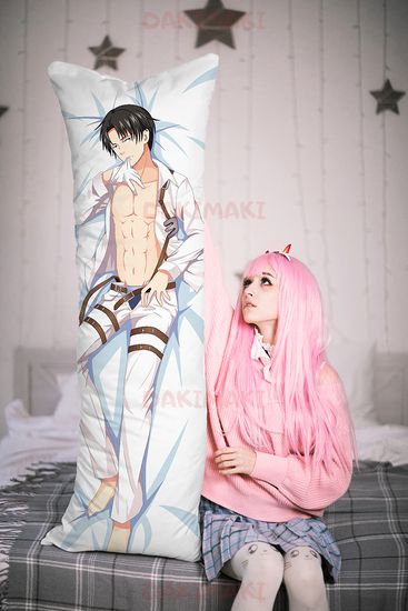 Дакимакура Леви Аккерман арт. 0262