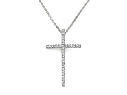 Готовая цепь с крестиком 29,5мм