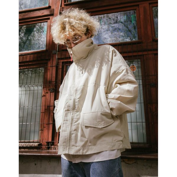 Ветровка Оверсайз Молоко - фото 2