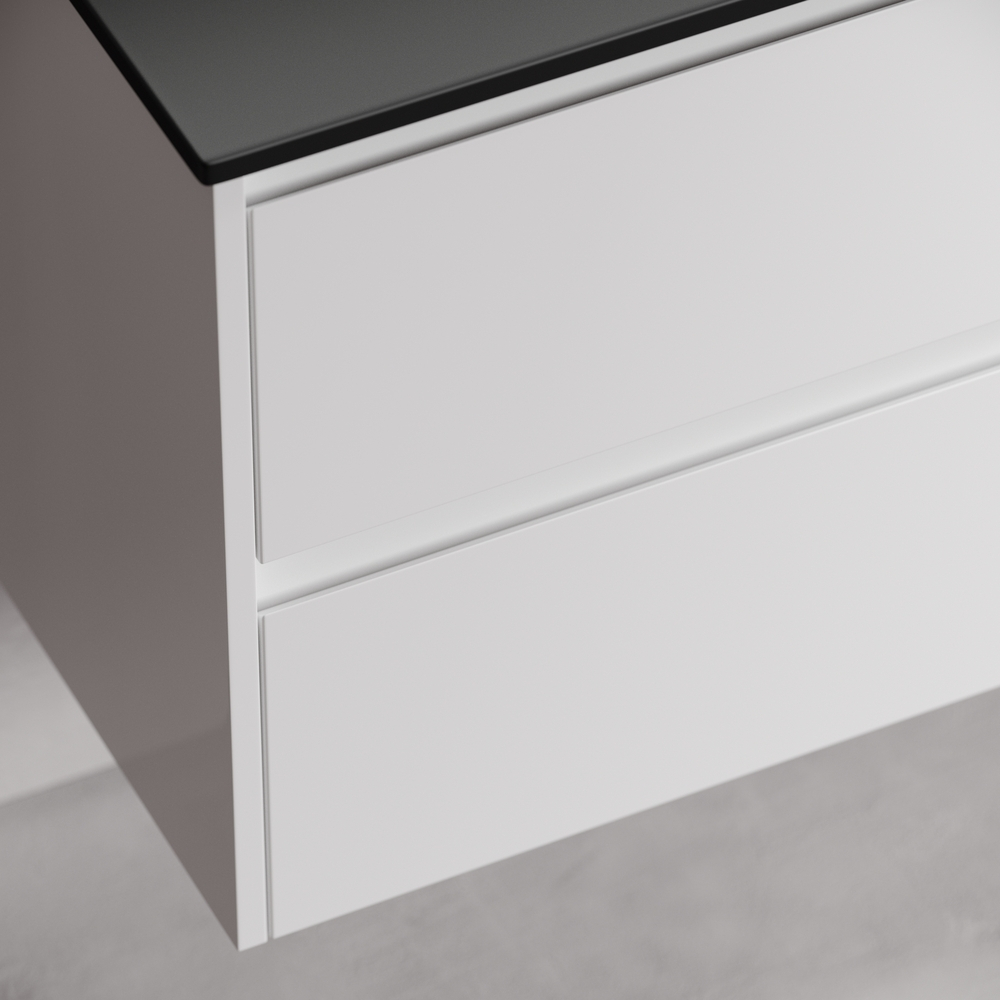 Тумба подвесная под раковину Sancos Libra, белый глянец 790х450х500 мм