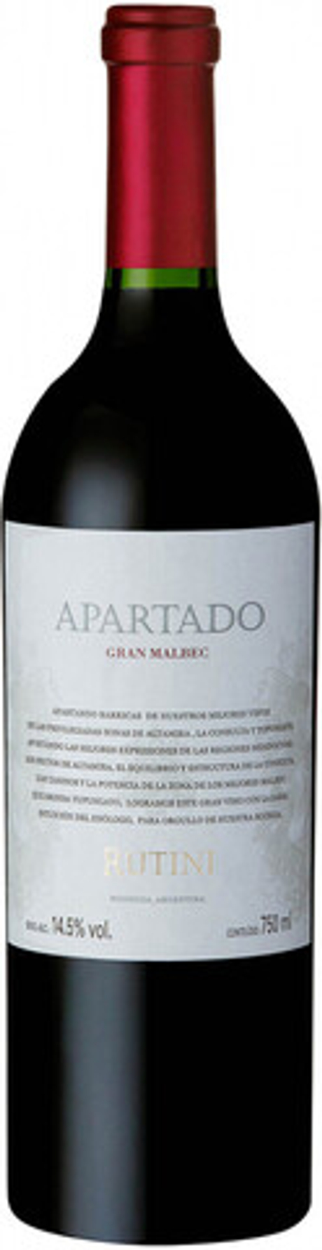 Вино Гран Мальбек Мендоза Апартадо Рутини