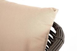 "Валенсия" диван из искусственного ротанга трехместный, цвет бронзовый