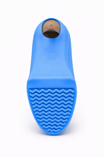 Галоши под каблук светло-синие