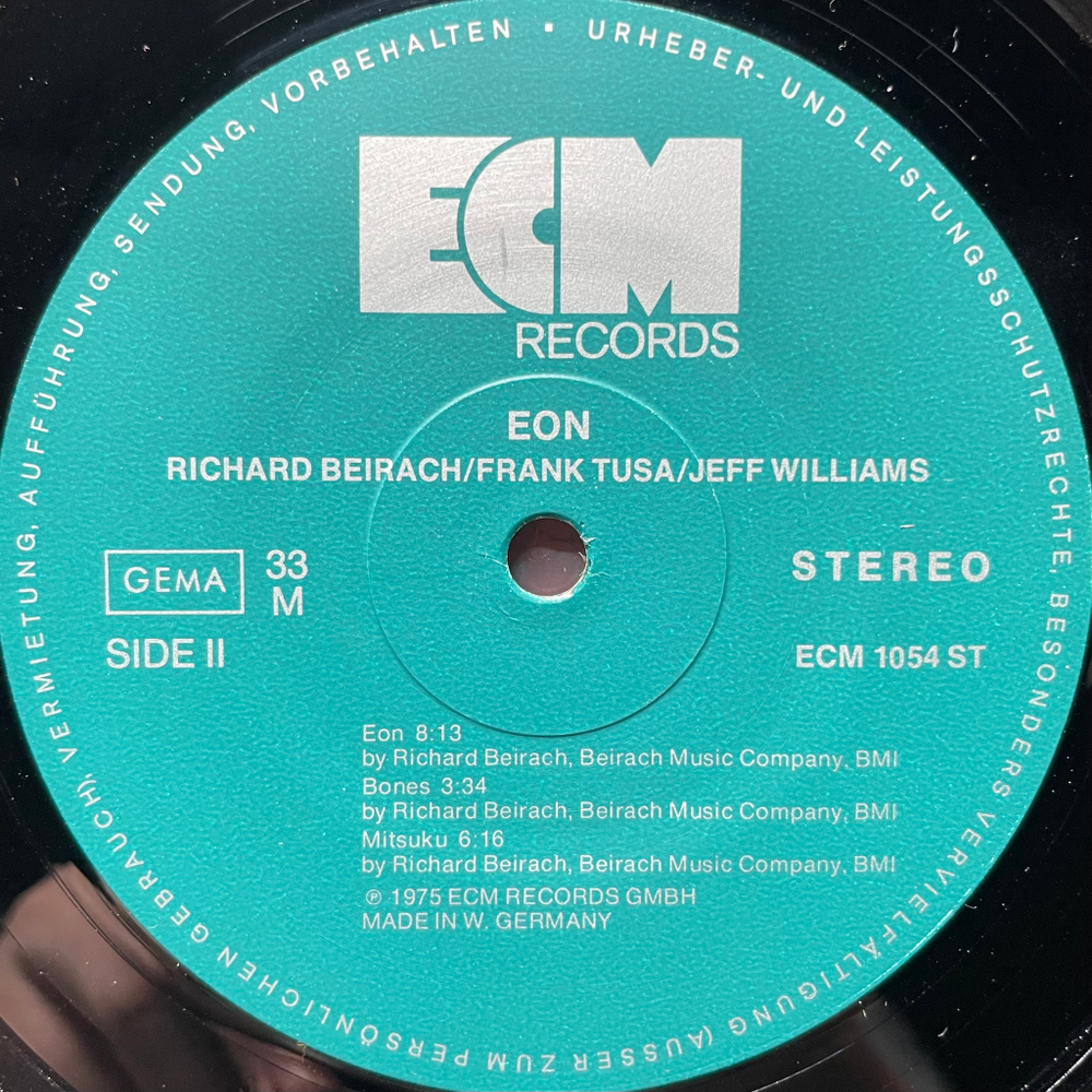 Richard Beirach ‎– Eon (Германия 1975г.) ECM