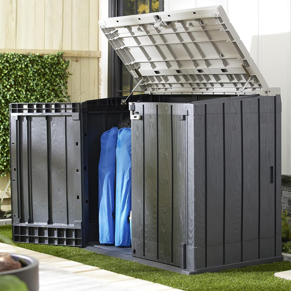 Уличный пластиковый ящик Toomax Storer Plus XL 1270 л Anthracite