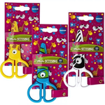 Ножницы детские 10,2см пластиковые, цвет ручек ассорти (Центрум)