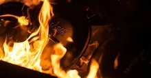Сковорода чугунная, 30 см, глубокая с двумя ручками, чугунной крышкой, Lodge