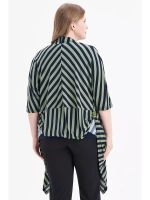 Кардиган полоска трикотаж масло летний