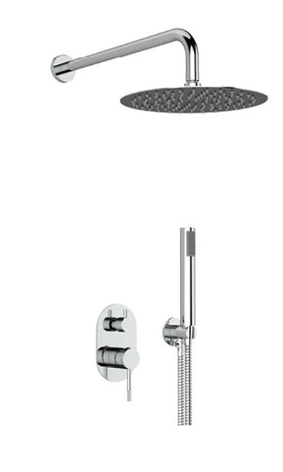 403563 Встроенный смес для душа с 2-функ. (ХРОМ) ViEiR  (6/1шт)