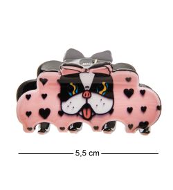 MR- 10 Заколка-краб для волос «Бульдожек» Mark Rita