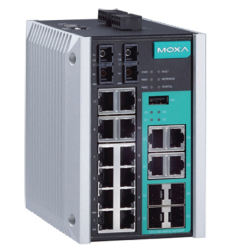 Коммутатор управляемый MOXA EDS-518E-MM-SC-4GTXSFP-T