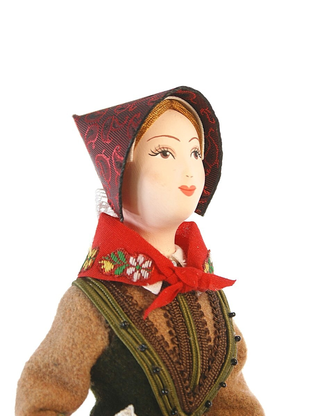 Кукла коллекционная в национальном женском костюме, Датчанка
