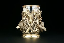 Набор подстаканников "Трофейный" 2шт. в подарочном кейсе