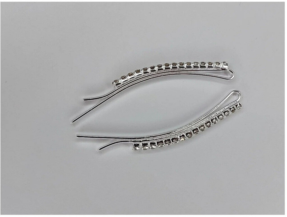 Заколки. Невидимка со стразами.