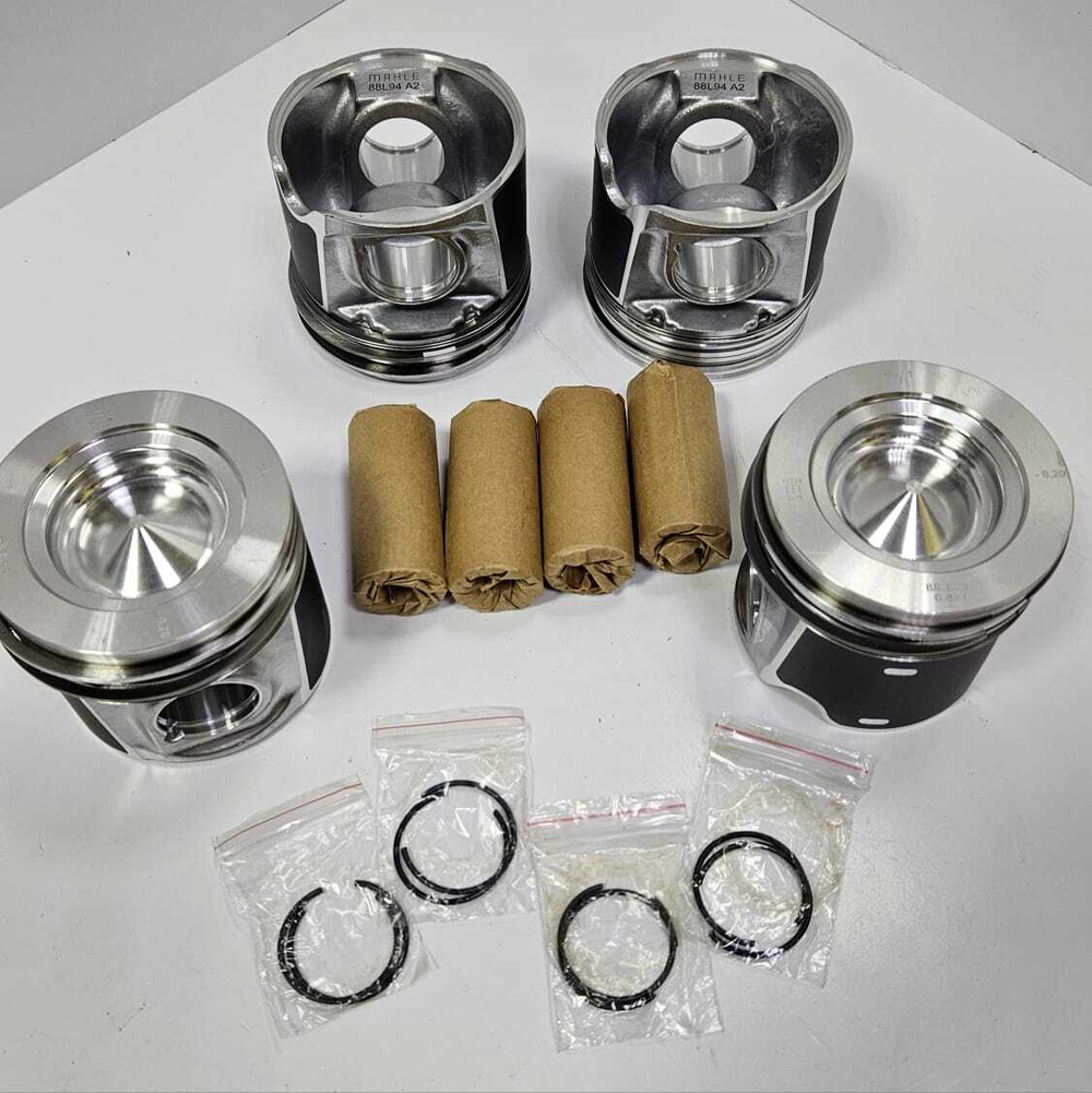 Поршни с кольцами +0.60 F1AE0481D Fiat Ducato 2.3D Mahle