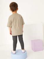 Футболка и легинсы в комплекте для мальчика Next D14-284, Бежевый, Темно-серый