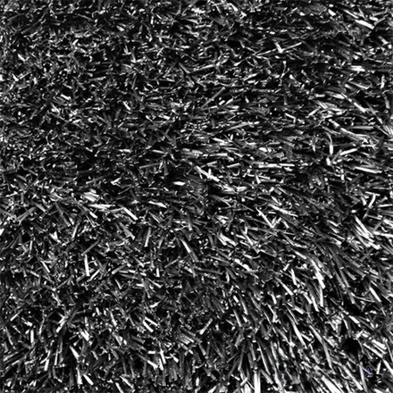 Трава искусственная "Деко" черная, ширина 2м, рулон 25м, 50 кв.м