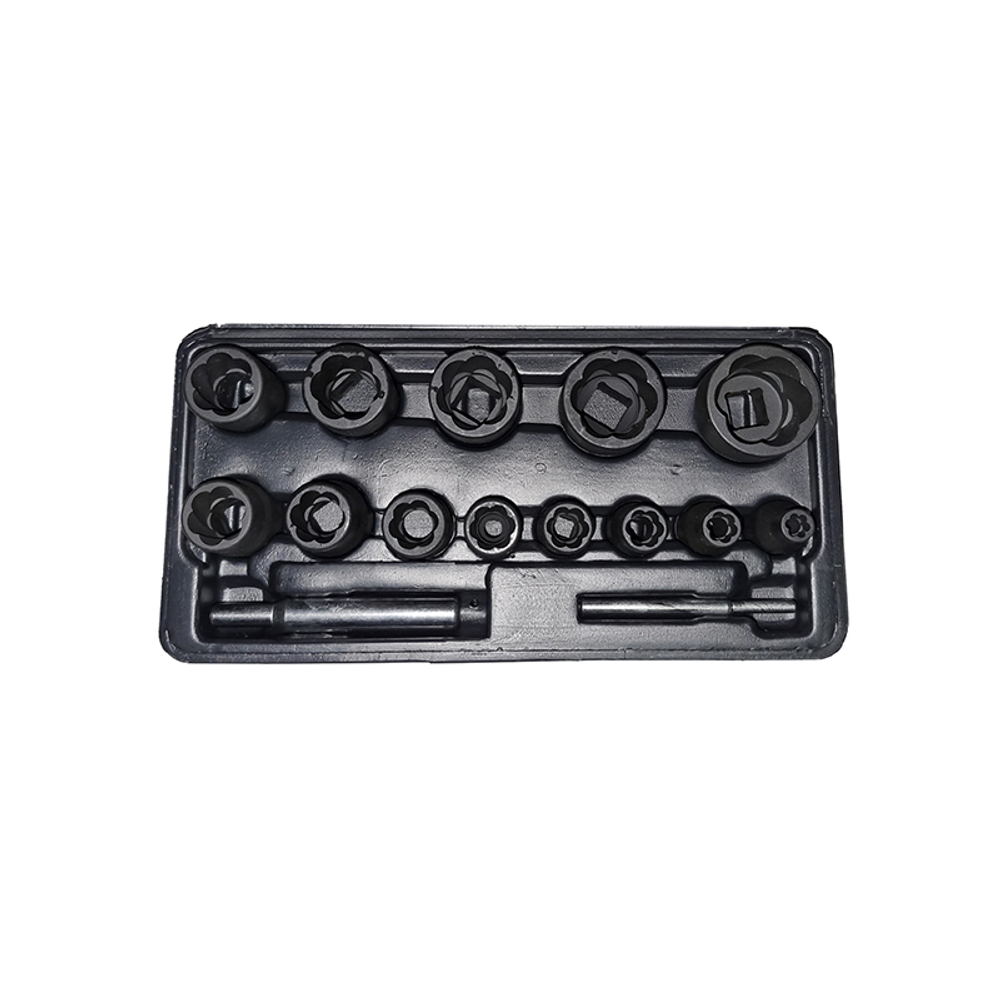 Комплект срывных головок, 15 шт, 10-27 мм