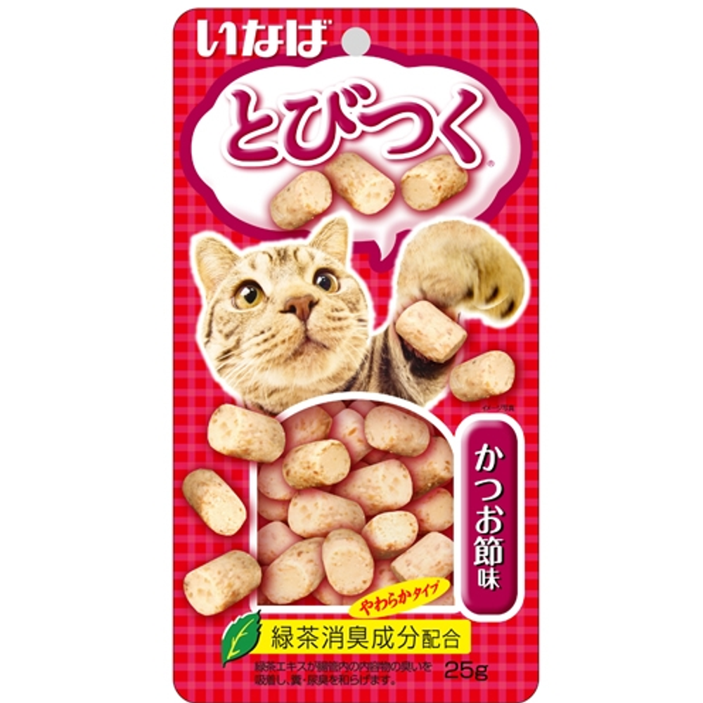 Qsc-211 inaba tobitsuku лакомство для кошек со вкусом кацуобуси 25г