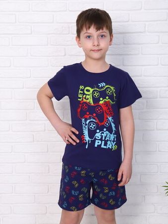 Пижама с шортами для мальчика Азарт