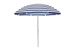 Зонт  2,0м бело-синяя полоска (уп.12шт.) 2 части арт.WRU051/2 "Garden story"