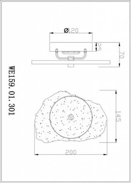 Бра Wertmark Nicola WE159.01.301