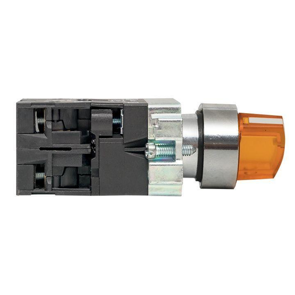 Переключатель BD21 2P с желт. подсветкой 230В NO PROxima EKF xb2-bk21-y-230