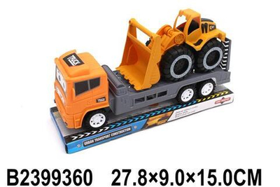 Автовоз ин. 27см +спецтехника, ПК XT714-37