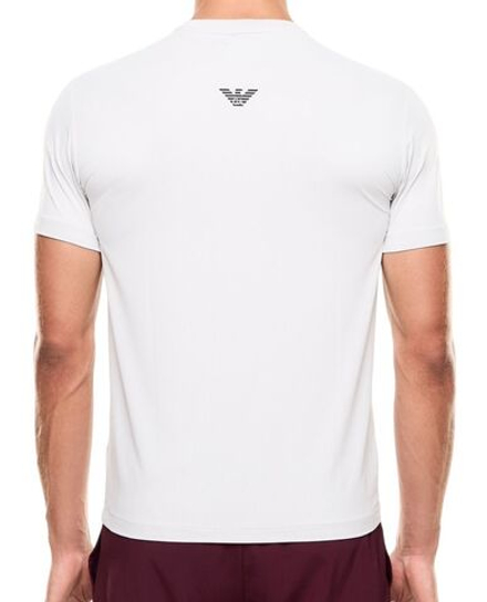 Теннисная футболка EA7 Tennis Pro Crew-Neck - vapor blue