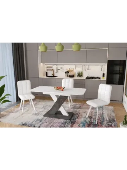 Стол кухонный обеденный раздвижной 110,4х70х75,7 см