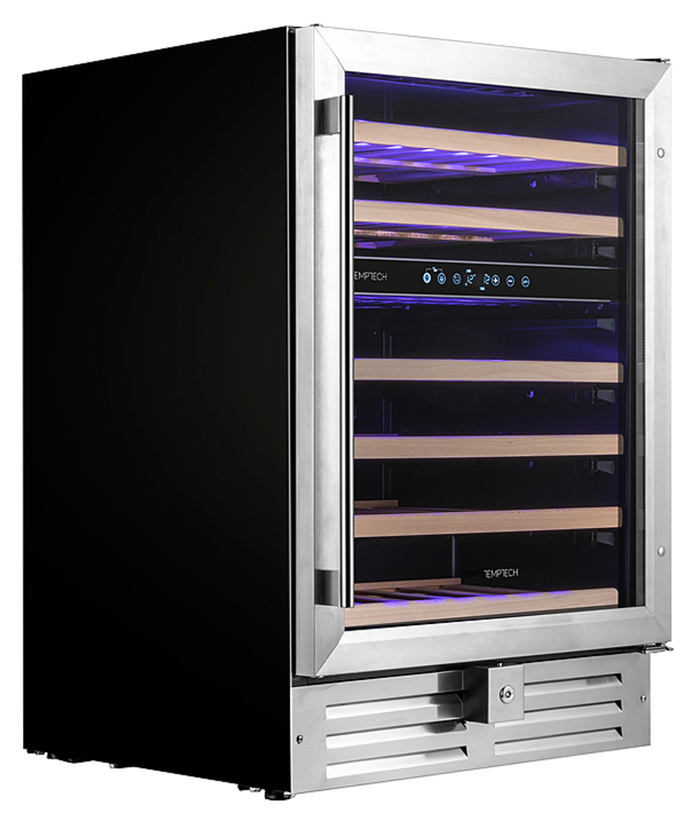 Винный шкаф Temptech Premium WPQ60DCS нерж. сталь