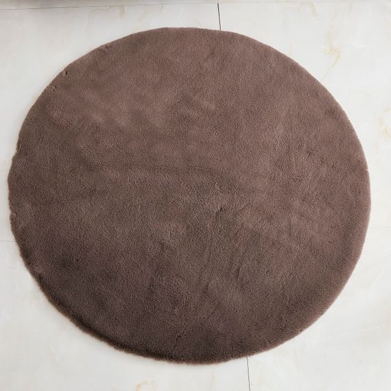 Коврик Плюшевый (шоколад) 150х150