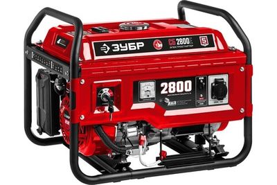 Генератор бензиновый ЗУБР СБ-2800Е - [2.5 кВт / 220V]