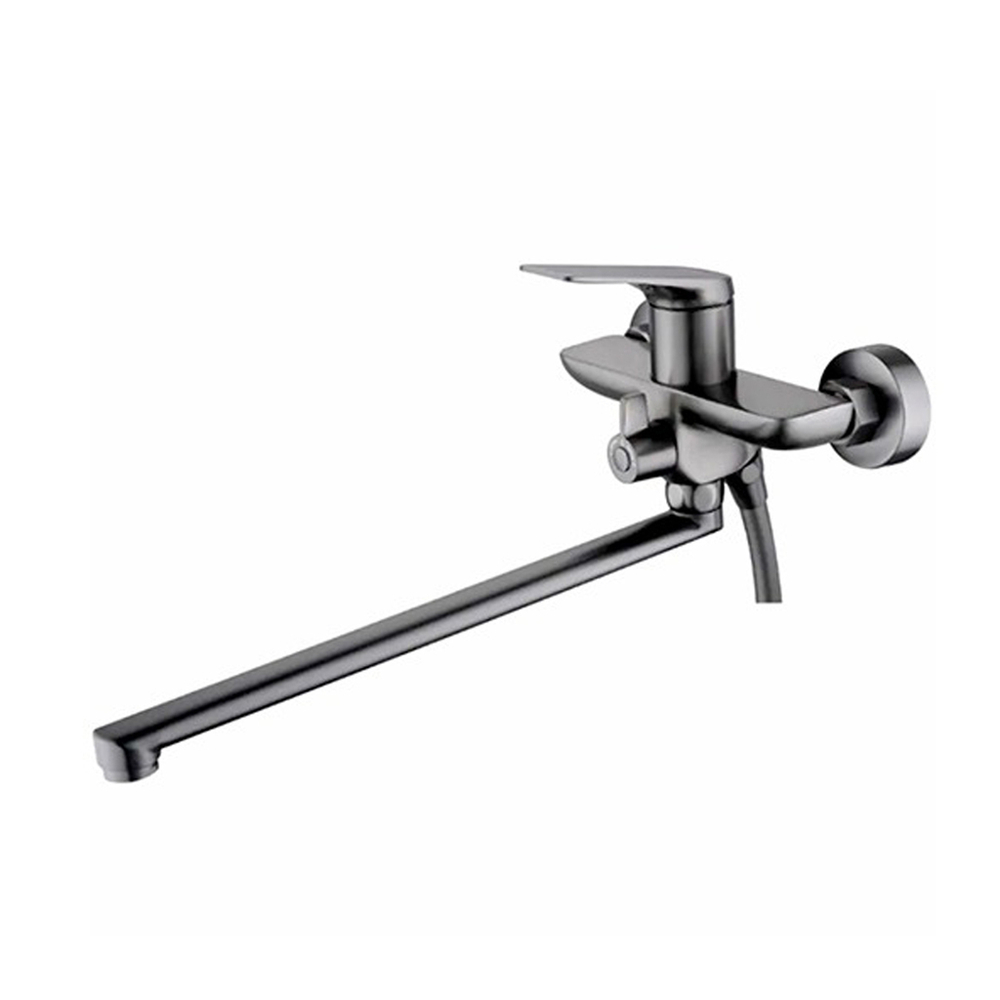 Смеситель для ванны и раковины 35к HB22816-3  HAIBA див корп L-нос оружейная сталь