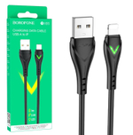 Кабель USB - Lightning BOROFONE BX65 (черный) 1м