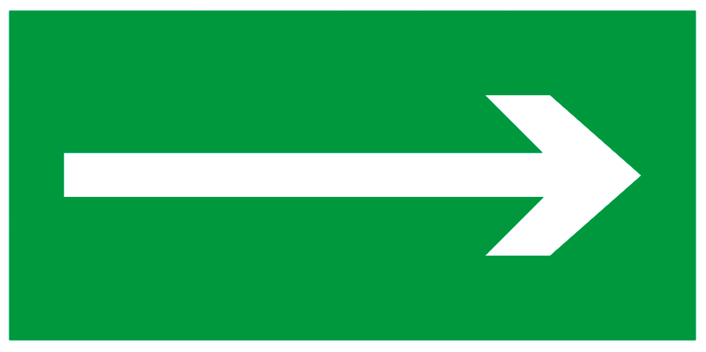 Е 24-01 "Направляющая стрелка вправо"