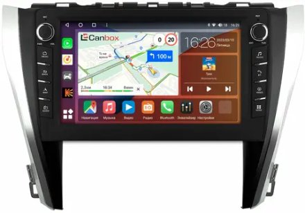 Магнитола для Toyota Camry 2014-2018 - Canbox 1045/1027 Android 10, ТОП процессор, CarPlay, 4G SIM-слот