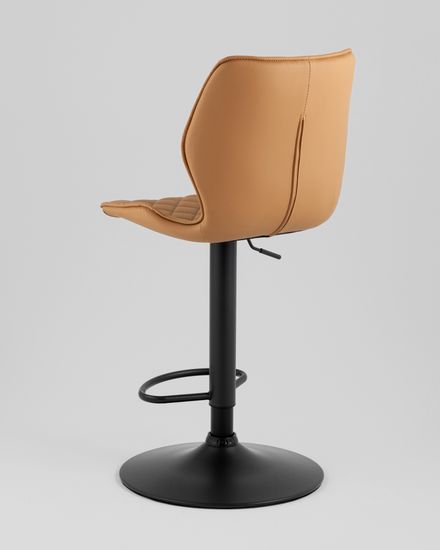 Стул барный Dome экокожа коричневый 2 шт