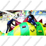 Коммерческий надувной батут "Динозавр-качеля" 5*5*2.5 м