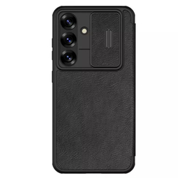Кожаный чехол-книжка Nillkin Leather Qin Pro для Samsung Galaxy S25