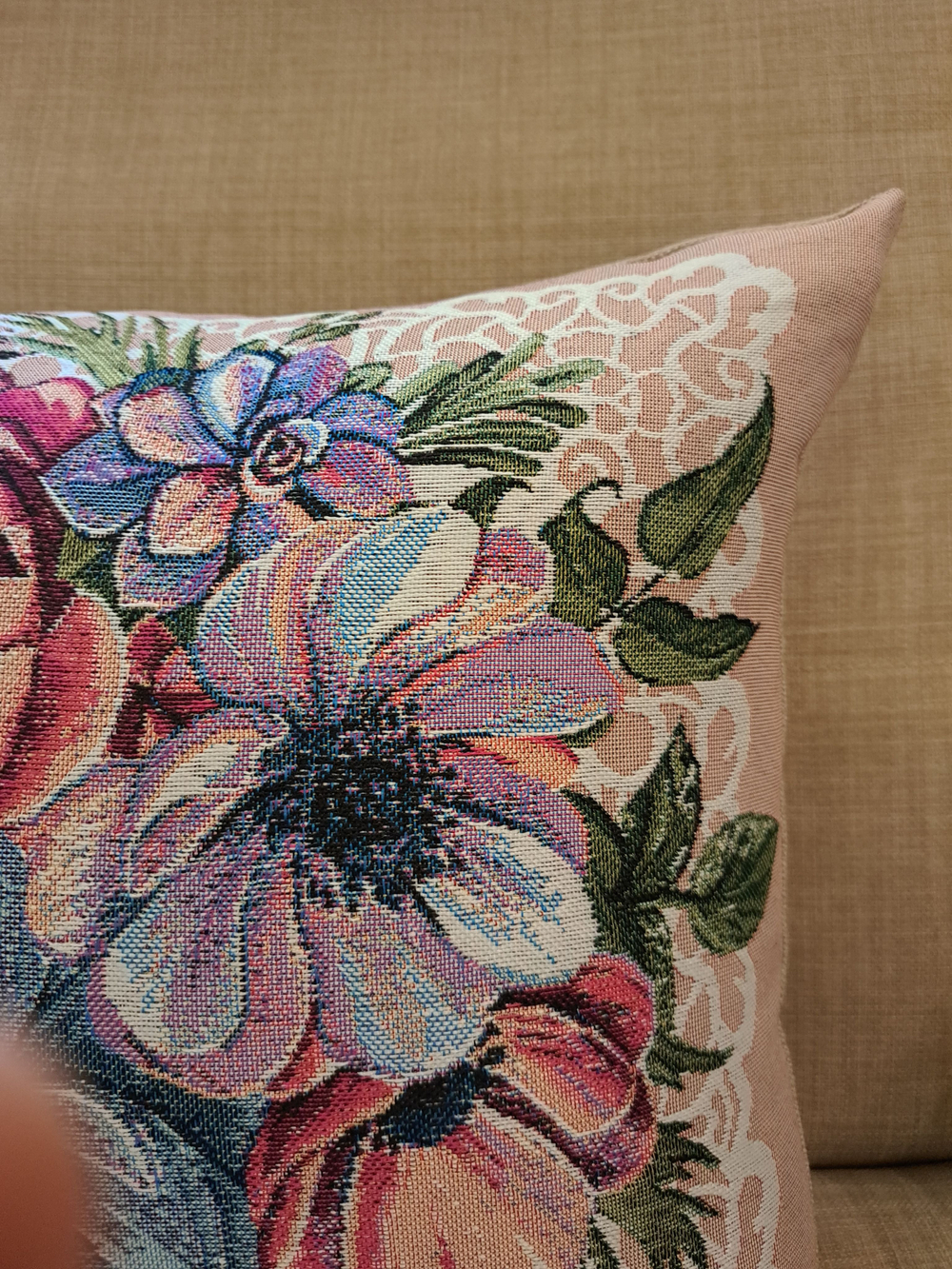 Декоративный гобеленовый чехол для интерьерной подушки Загадка 1 38*38