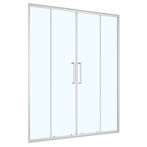 Душевая дверь Loranto раздвижная 170х190, толщина полотна 6мм , цвет профиля сатин