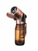 Зажигалка сигарная Honest, тройное пламя, бронза 779-Brown