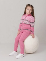 Кофта вязаная на молнии " Птичка"