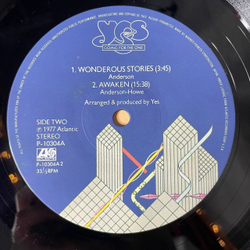 Винтажная виниловая пластинка LP Yes Going For The One (Japan 1977) (No Obi) Wonderous Stories