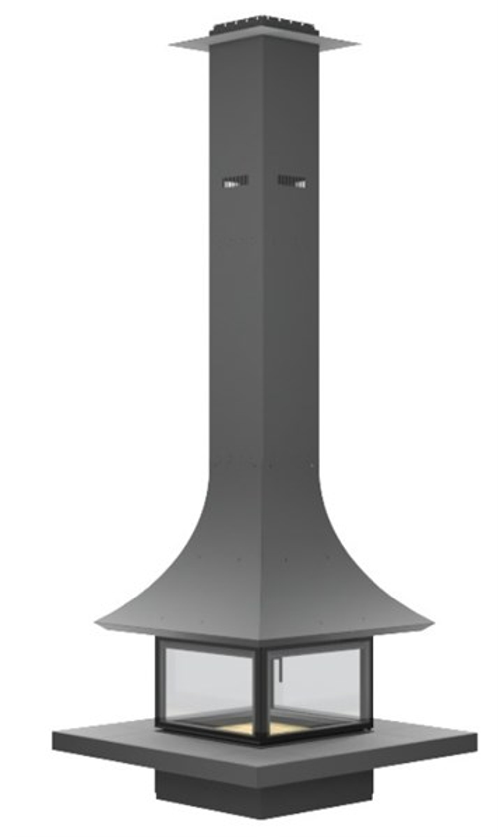 Камин центральный АСТОВ П4С 800