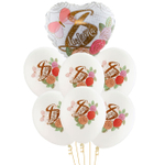 Латексный шар «8 Марта Розы», 36 см