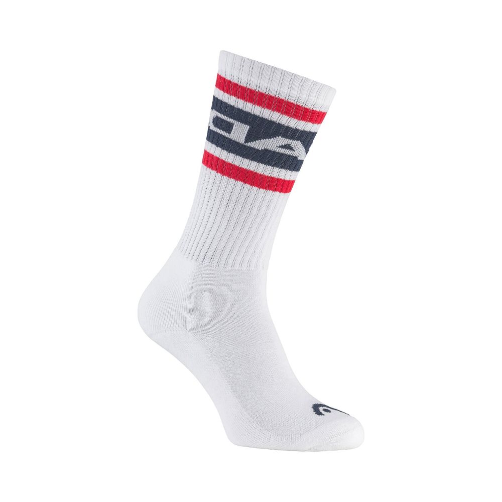 HEAD Long Tennis Socks - White, Multicoloured