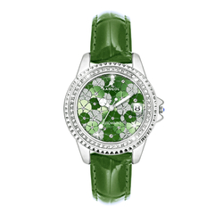 KANGOL Mechanical Movement Women"s Watch Green Dial